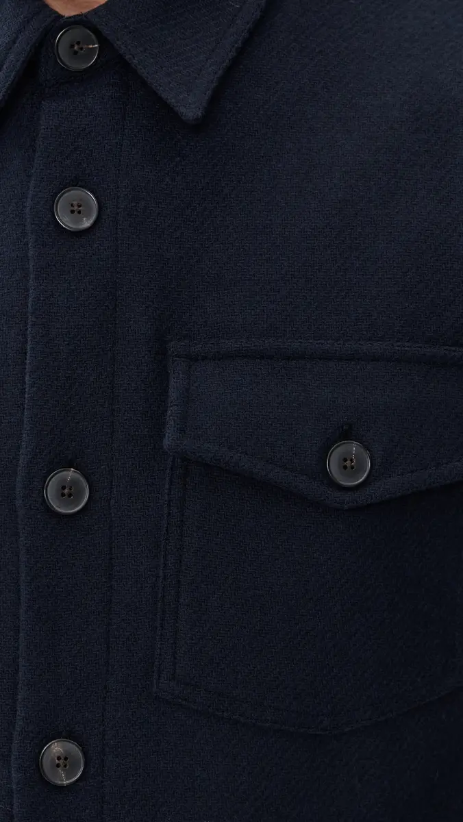 Portuguese Flannel Wool Field Shacket | Thumbnail 6