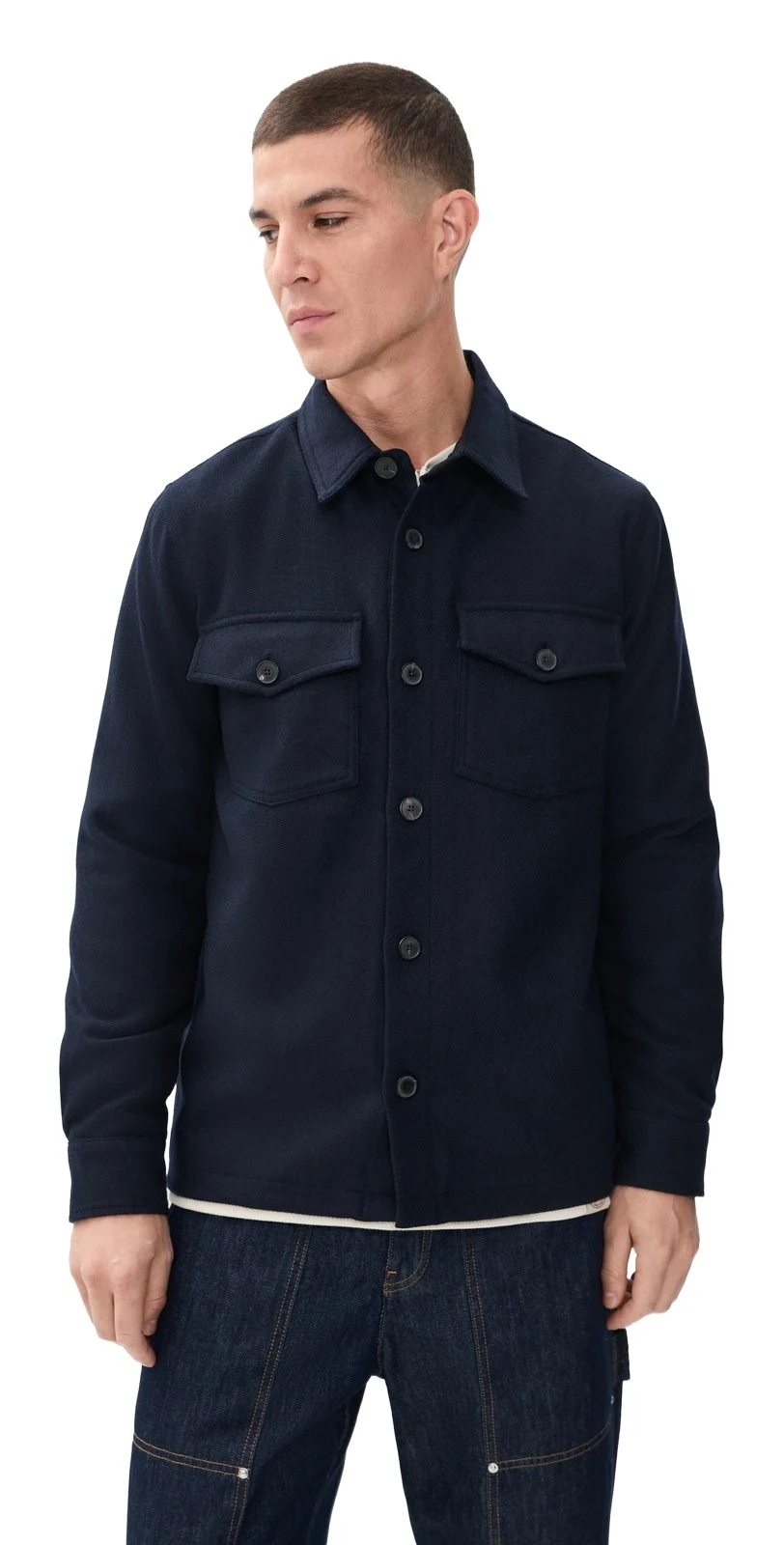 Portuguese Flannel Wool Field Shacket