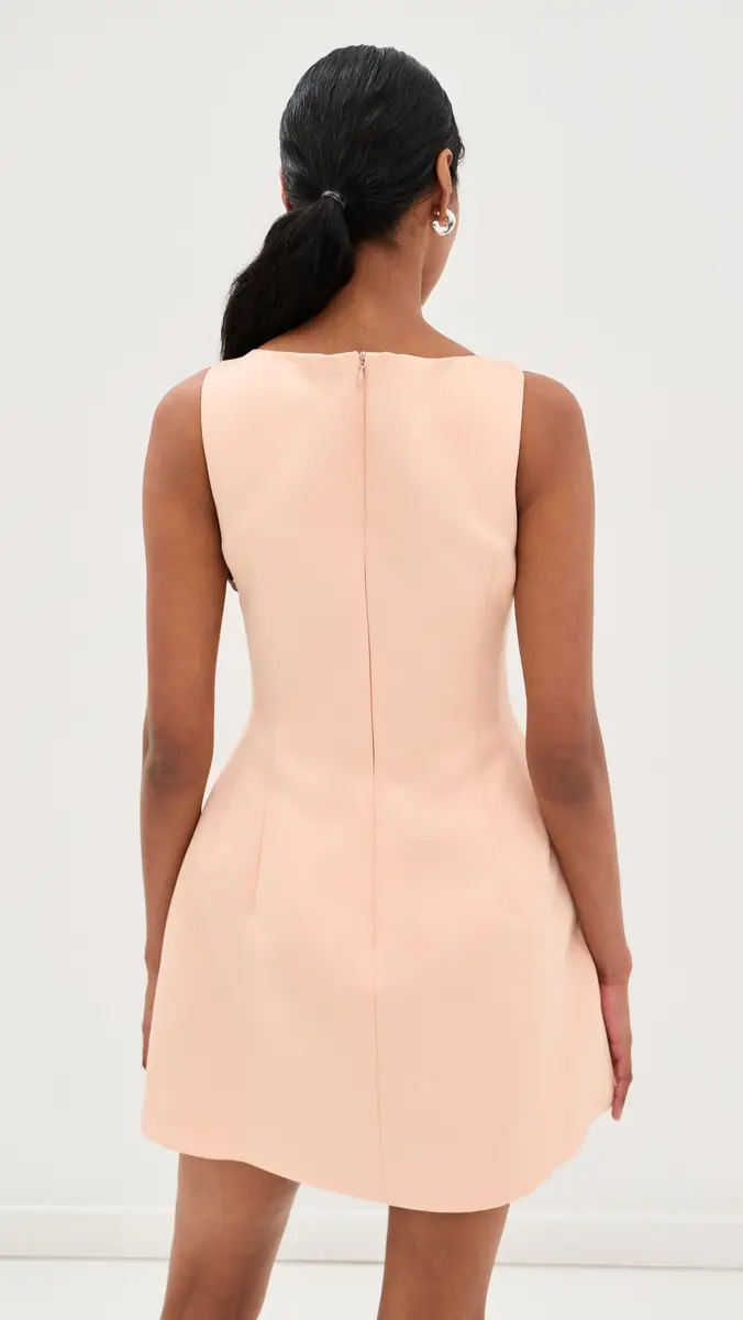 LEO LIN Ali Embroidered Boat Neck Mini Dress | Thumbnail 3 LEO LIN Ali Embroidered Boat Neck Mini Dress | Thumbnail 3