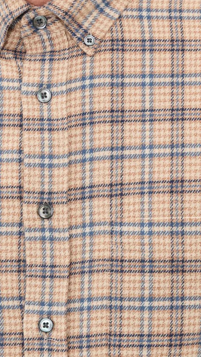 Portuguese Flannel Cedar Shirt | Thumbnail 6