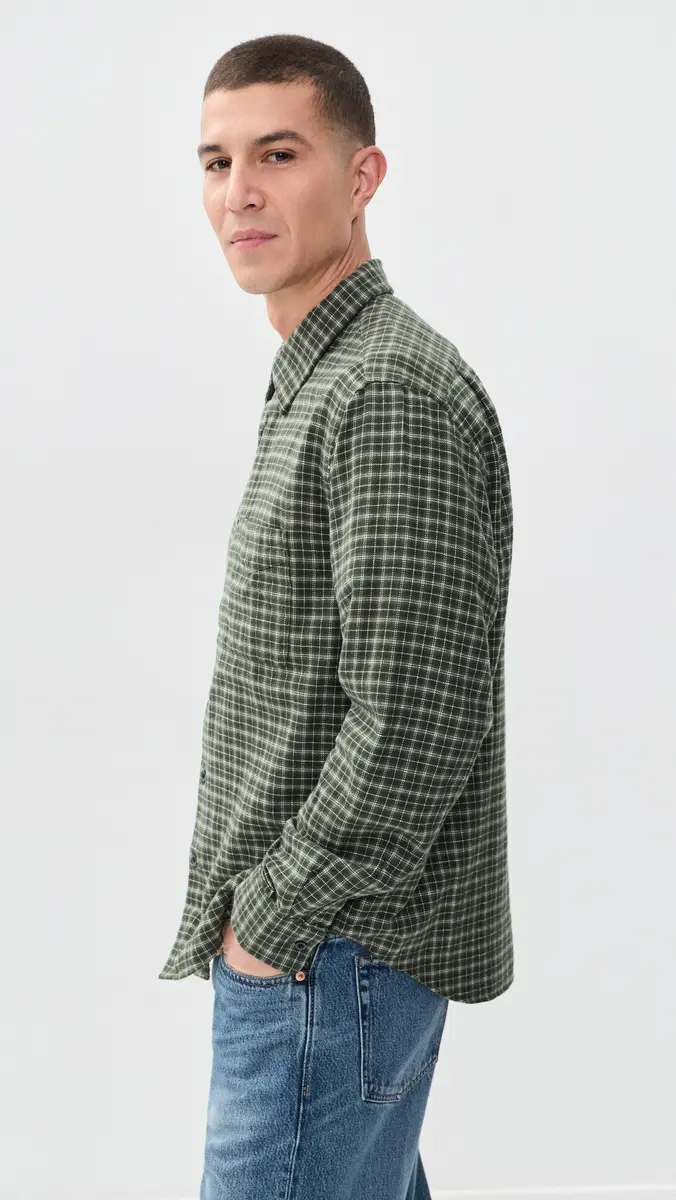 Madewell Lightweight Flannel Shirt | Thumbnail 4 Madewell Lightweight Flannel Shirt | Thumbnail 4