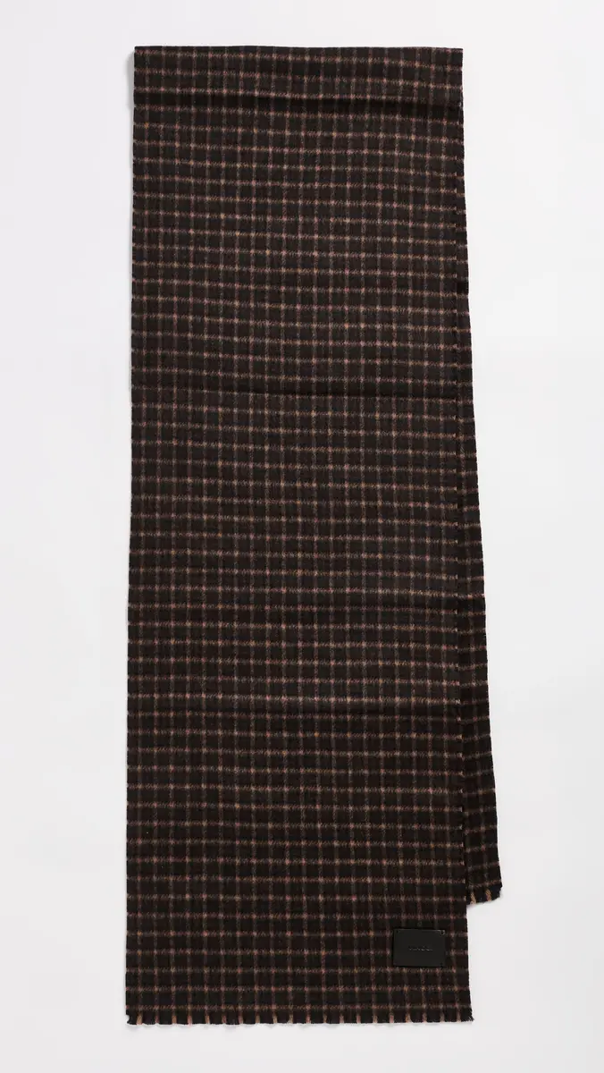 Vince Double Face Carnes Plaid Scarf | Thumbnail 2 Vince Double Face Carnes Plaid Scarf | Thumbnail 2