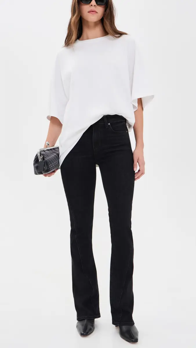 PAIGE High Rise Laurel Canyon Jeans | Thumbnail 5 PAIGE High Rise Laurel Canyon Jeans | Thumbnail 5