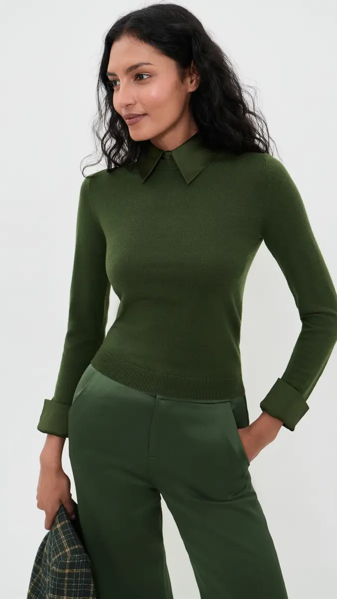 Alice + Olivia Porla Collared Sweater | Thumbnail 2 Alice + Olivia Porla Collared Sweater | Thumbnail 2