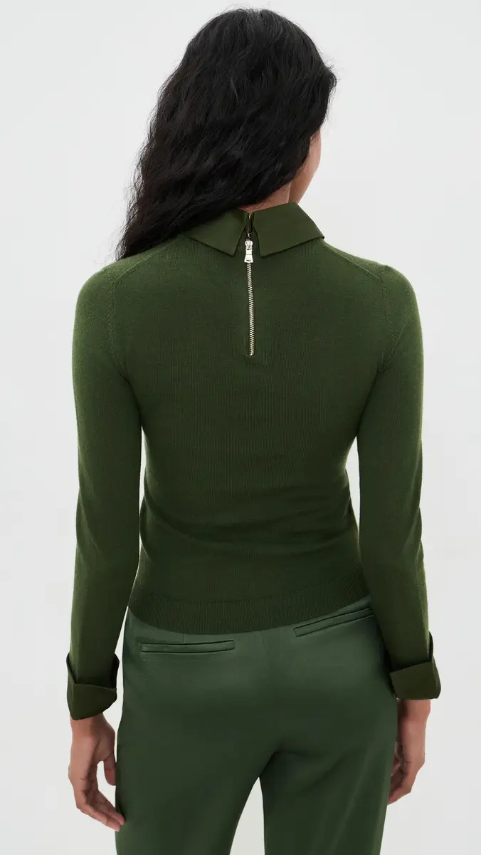 Alice + Olivia Porla Collared Sweater | Thumbnail 3 Alice + Olivia Porla Collared Sweater | Thumbnail 3