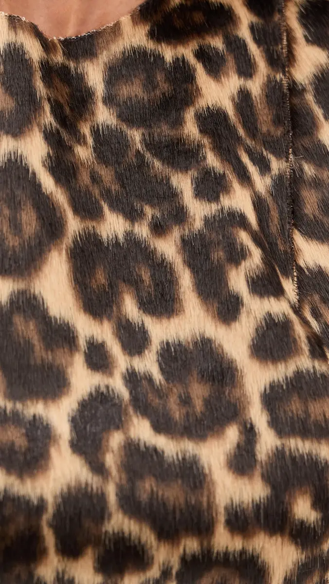 DARKPARK Joy Double Fabric Faux Pony Leopard & Jersey Sleeveless Top | Thumbnail 6 DARKPARK Joy Double Fabric Faux Pony Leopard & Jersey Sleeveless Top | Thumbnail 6