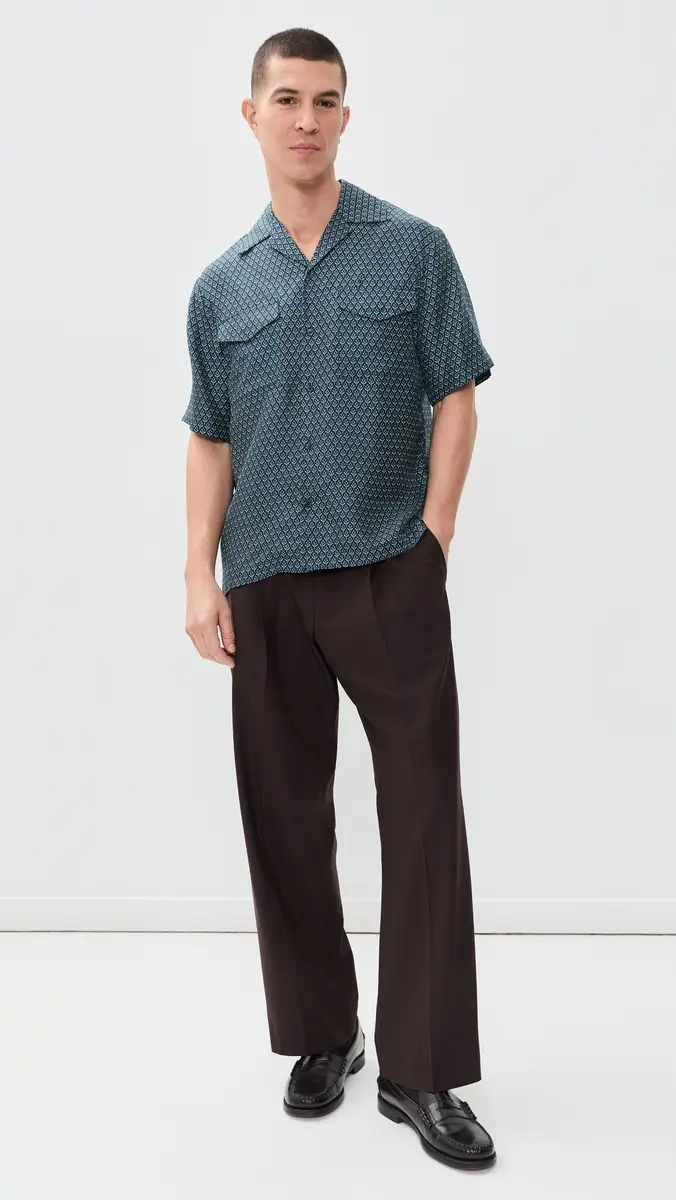 Simkhai Clarke Printed Silk Shirt | Thumbnail 5 Simkhai Clarke Printed Silk Shirt | Thumbnail 5