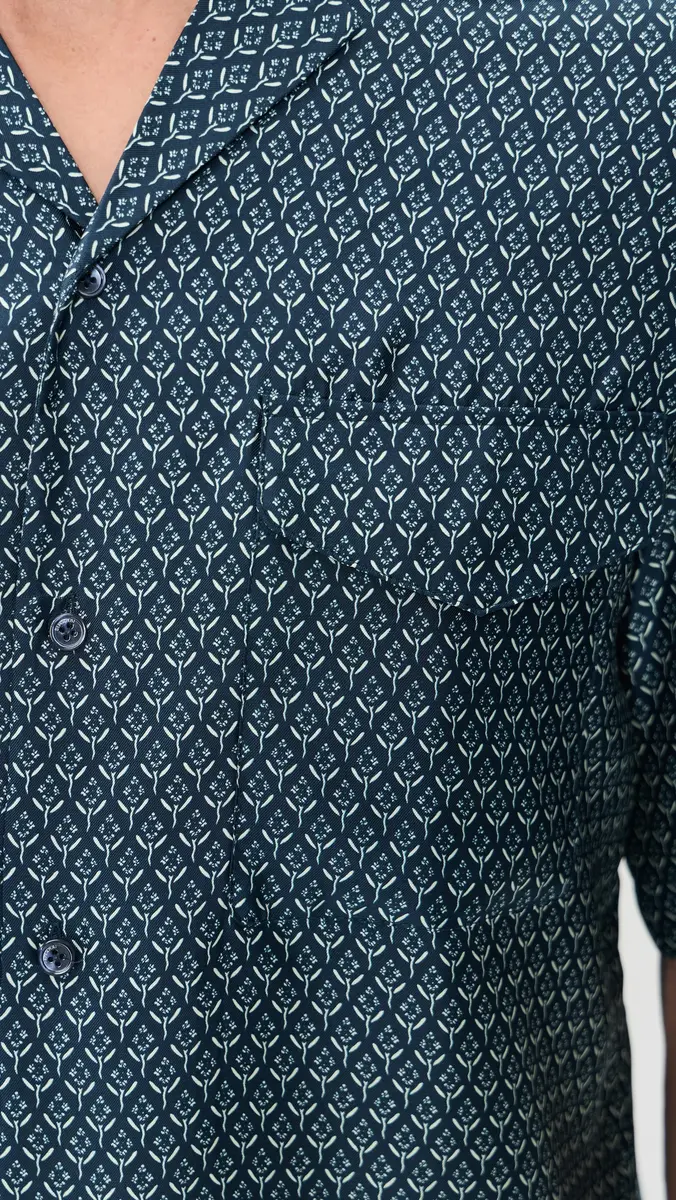 Simkhai Clarke Printed Silk Shirt | Thumbnail 6 Simkhai Clarke Printed Silk Shirt | Thumbnail 6