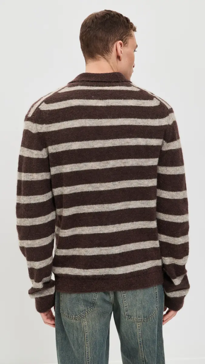 Norse Projects Gudme Baby Alpaca Stripe Polo | Thumbnail 3 Norse Projects Gudme Baby Alpaca Stripe Polo | Thumbnail 3