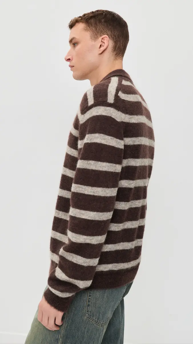 Norse Projects Gudme Baby Alpaca Stripe Polo | Thumbnail 4 Norse Projects Gudme Baby Alpaca Stripe Polo | Thumbnail 4
