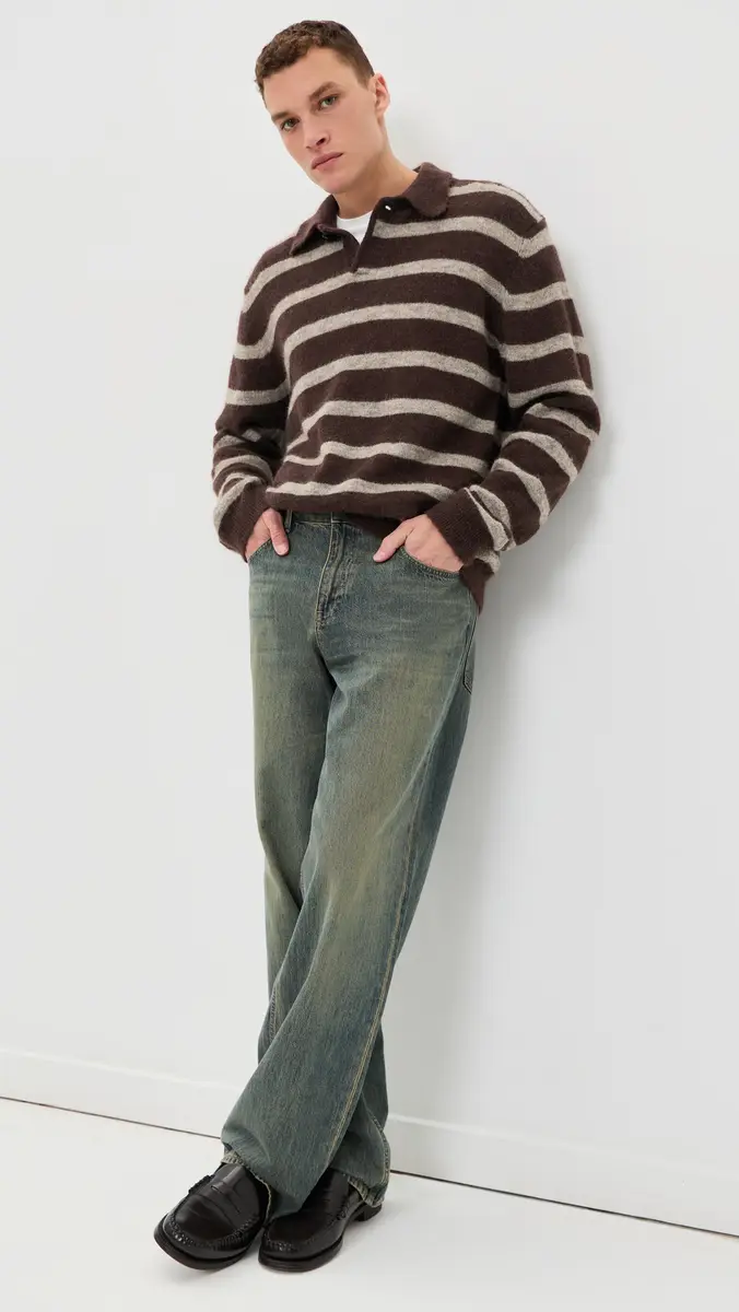 Norse Projects Gudme Baby Alpaca Stripe Polo | Thumbnail 5 Norse Projects Gudme Baby Alpaca Stripe Polo | Thumbnail 5