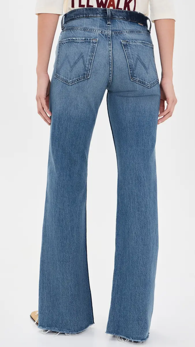 Mother Bookie Slit Twist Heel Fray Jeans | Thumbnail 3 Mother Bookie Slit Twist Heel Fray Jeans | Thumbnail 3