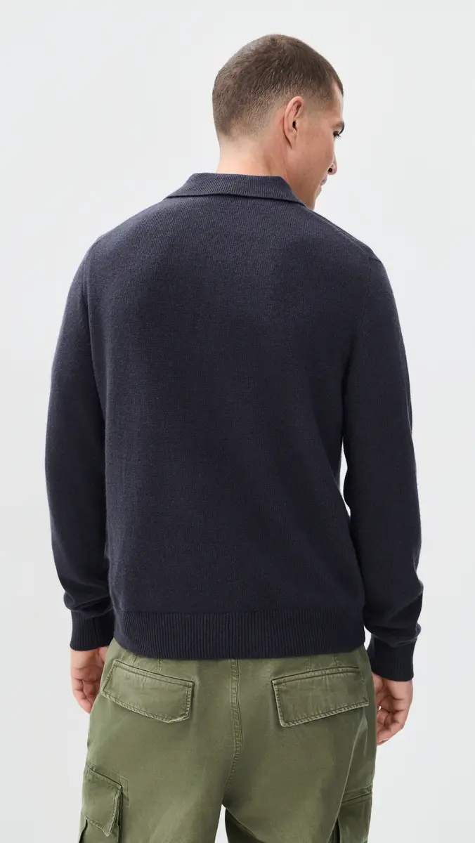Madewell Frances Long Sleeve Polo | Thumbnail 3