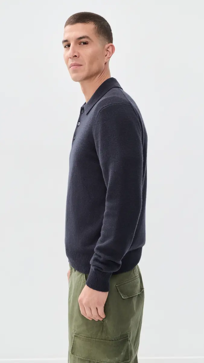 Madewell Frances Long Sleeve Polo | Thumbnail 4