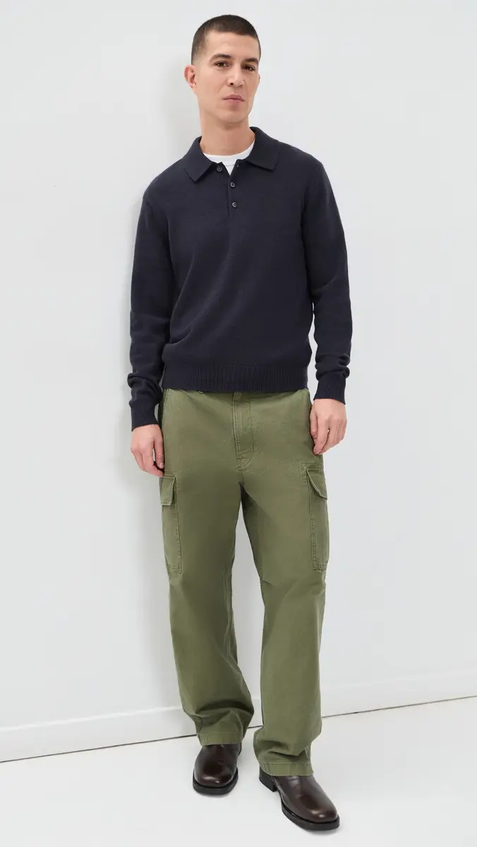 Madewell Frances Long Sleeve Polo | Thumbnail 5