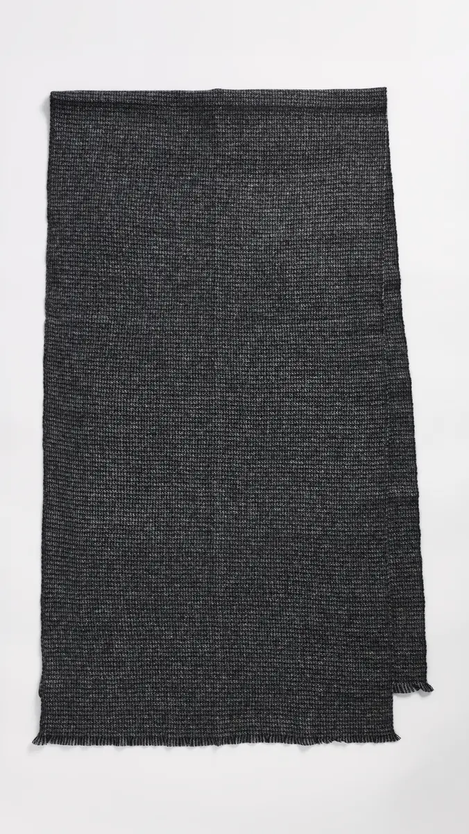 Vince Marled Micro Houndstooth Scarf | Thumbnail 4 Vince Marled Micro Houndstooth Scarf | Thumbnail 4