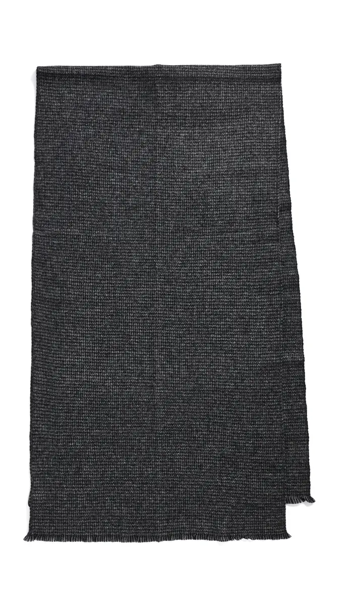 Vince Marled Micro Houndstooth Scarf | Thumbnail 6 Vince Marled Micro Houndstooth Scarf | Thumbnail 6