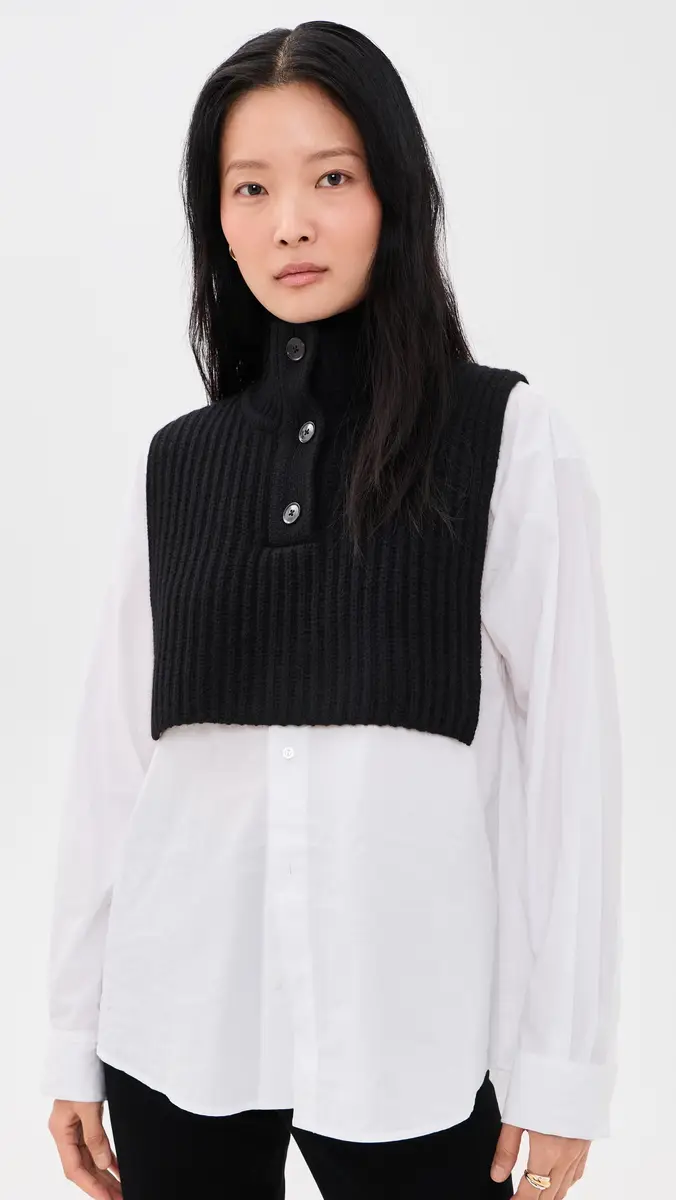 White + Warren Cashmere Blend Collar Dickie | Thumbnail 4 White + Warren Cashmere Blend Collar Dickie | Thumbnail 4