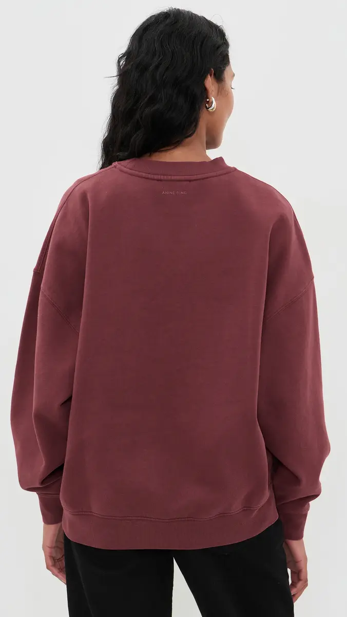 Anine Bing Miles Collegiate Sweatshirt | Thumbnail 3