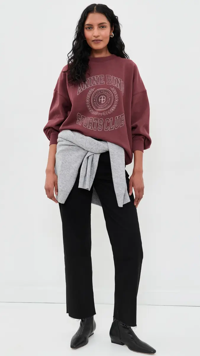 Anine Bing Miles Collegiate Sweatshirt | Thumbnail 5