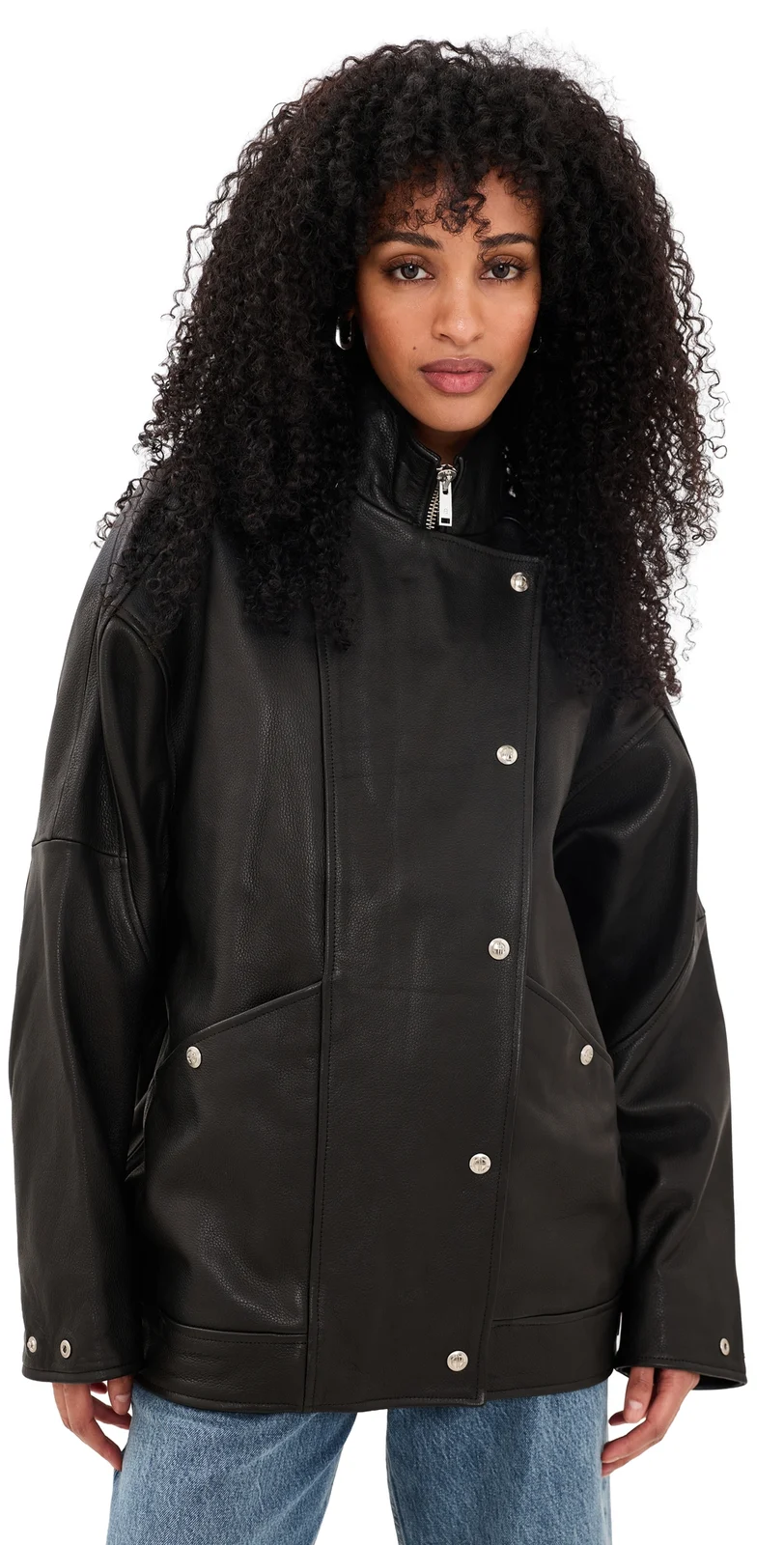 Anine Bing Sandy Lambskin Leather Jacket