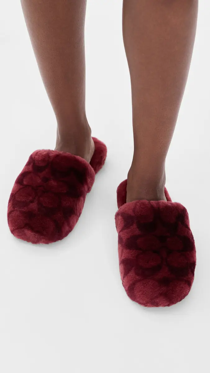 Coach Shearling Slippers | Thumbnail 3 Coach Shearling Slippers | Thumbnail 3