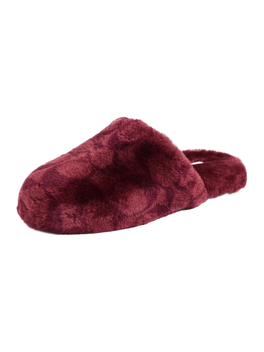 Coach Shearling Slippers