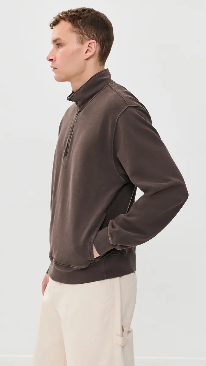 Madewell New Mccarren Funnel Zip Sweatshirt | Thumbnail 4