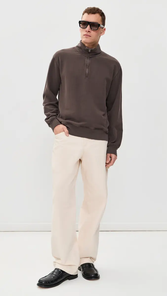 Madewell New Mccarren Funnel Zip Sweatshirt | Thumbnail 5