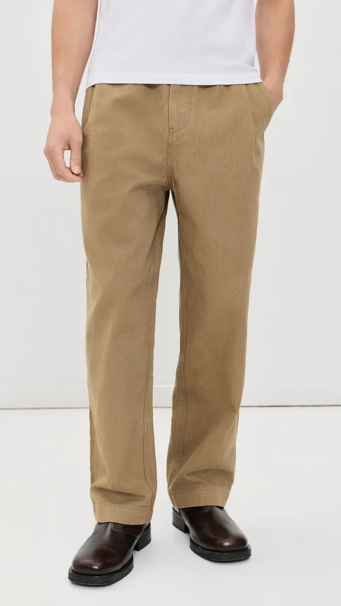 Aaron Levine Sulphur Dyed Double Pleat Pants | Thumbnail 2 Aaron Levine Sulphur Dyed Double Pleat Pants | Thumbnail 2