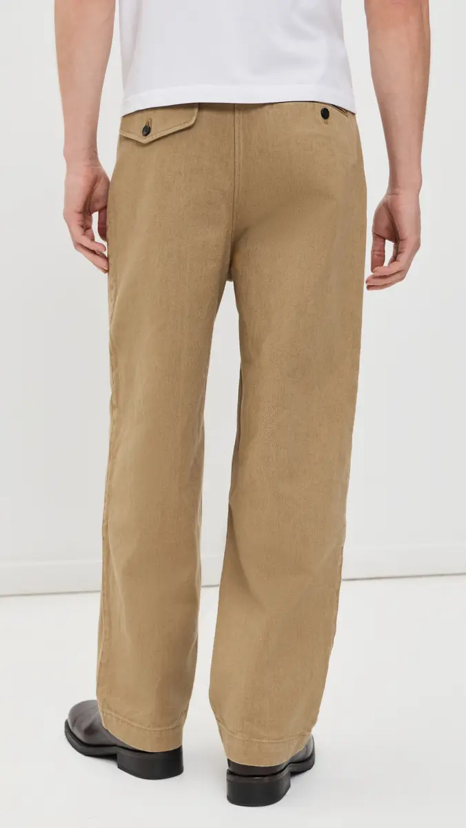 Aaron Levine Sulphur Dyed Double Pleat Pants | Thumbnail 3 Aaron Levine Sulphur Dyed Double Pleat Pants | Thumbnail 3