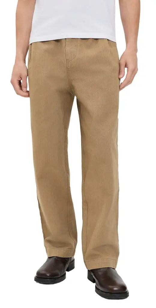 Aaron Levine Sulphur Dyed Double Pleat Pants
