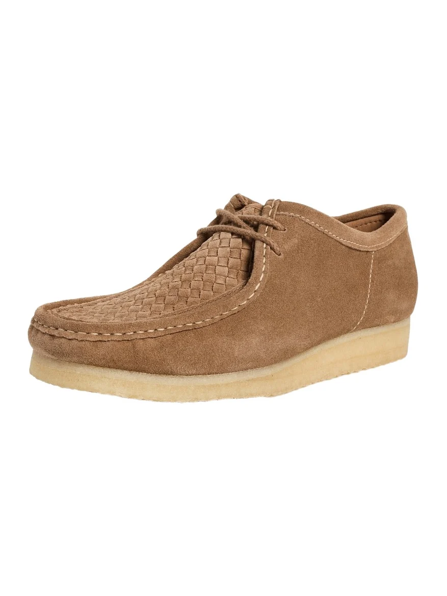 Clarks Woven Suede Wallabee Shoes