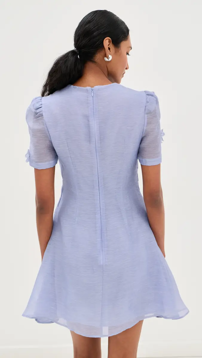 LEO LIN Elyse Petal Short Sleeve Mini Dress | Thumbnail 3 LEO LIN Elyse Petal Short Sleeve Mini Dress | Thumbnail 3
