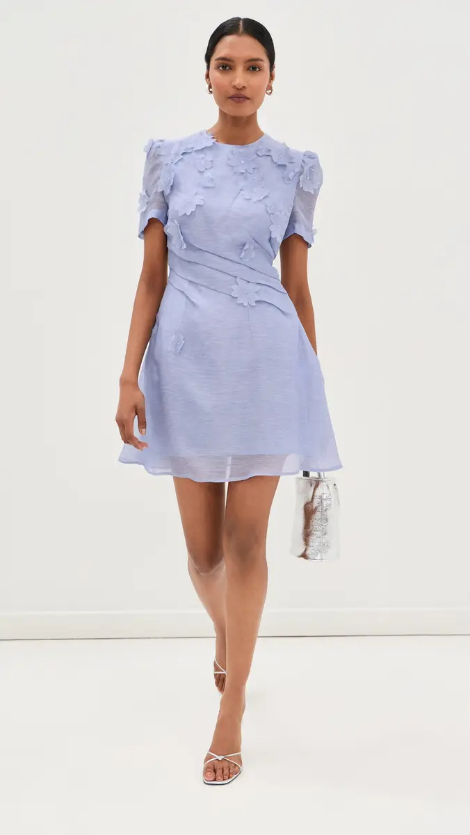 LEO LIN Elyse Petal Short Sleeve Mini Dress | Thumbnail 5 LEO LIN Elyse Petal Short Sleeve Mini Dress | Thumbnail 5