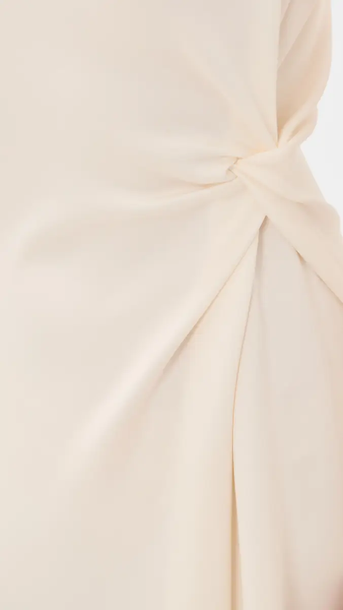 MEIMEIJ Ponte Midi Dress with Side Knot Detail | Thumbnail 6