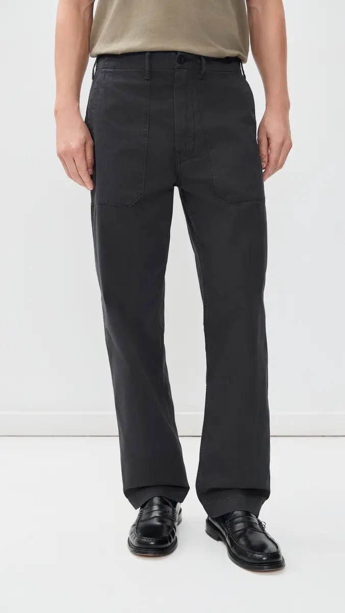 Madewell Herringbone Fatigue Loose Fit Pants | Thumbnail 2 Madewell Herringbone Fatigue Loose Fit Pants | Thumbnail 2