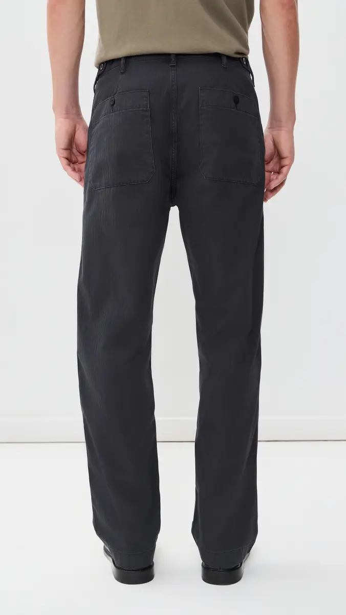Madewell Herringbone Fatigue Loose Fit Pants | Thumbnail 3 Madewell Herringbone Fatigue Loose Fit Pants | Thumbnail 3