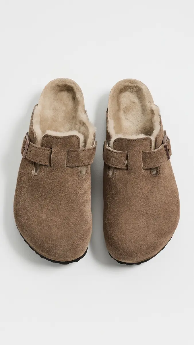 Birkenstock Boston Shearling Clogs | Thumbnail 4 Birkenstock Boston Shearling Clogs | Thumbnail 4