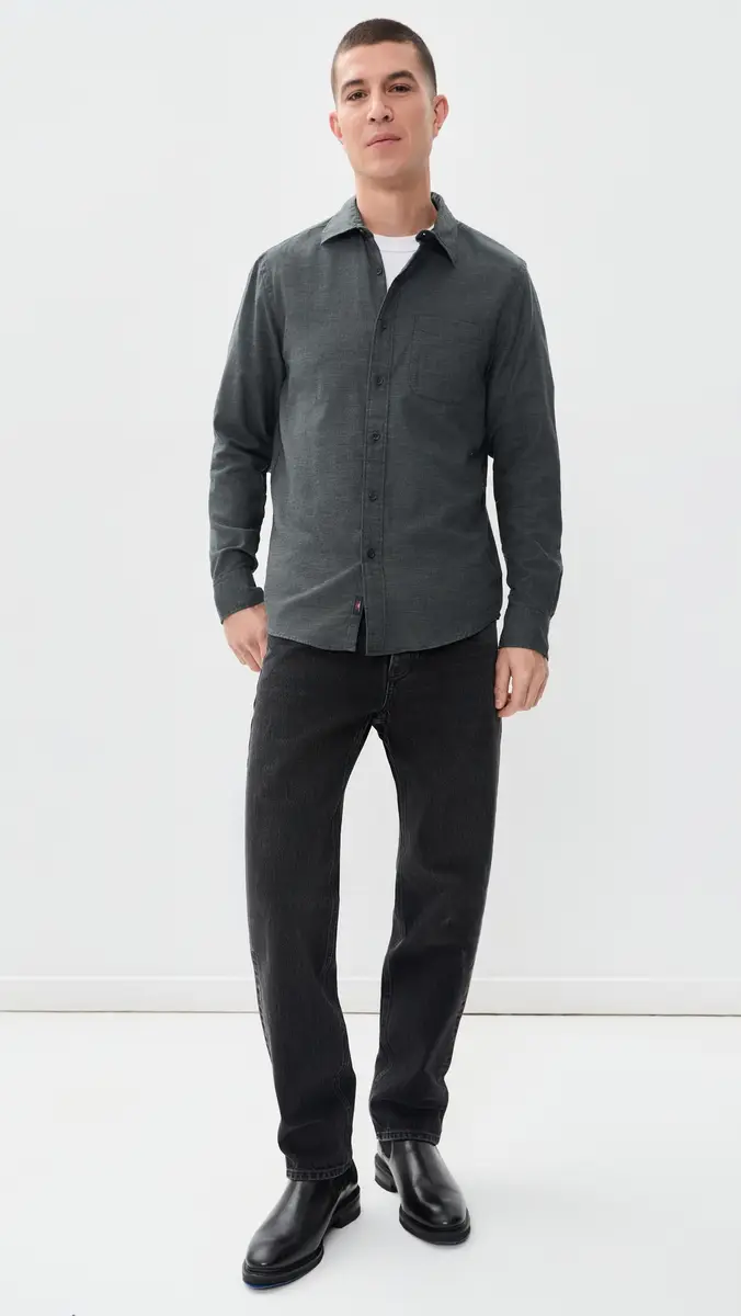 Faherty Timberline Brushed Twill Shirt | Thumbnail 5 Faherty Timberline Brushed Twill Shirt | Thumbnail 5