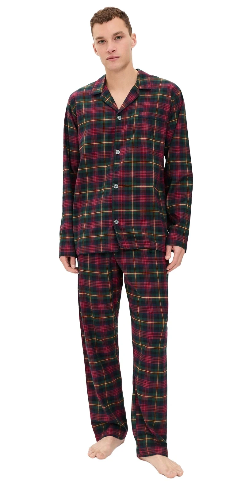 Plaid Flannel Pajama Set Plaid Flannel Pajama Set