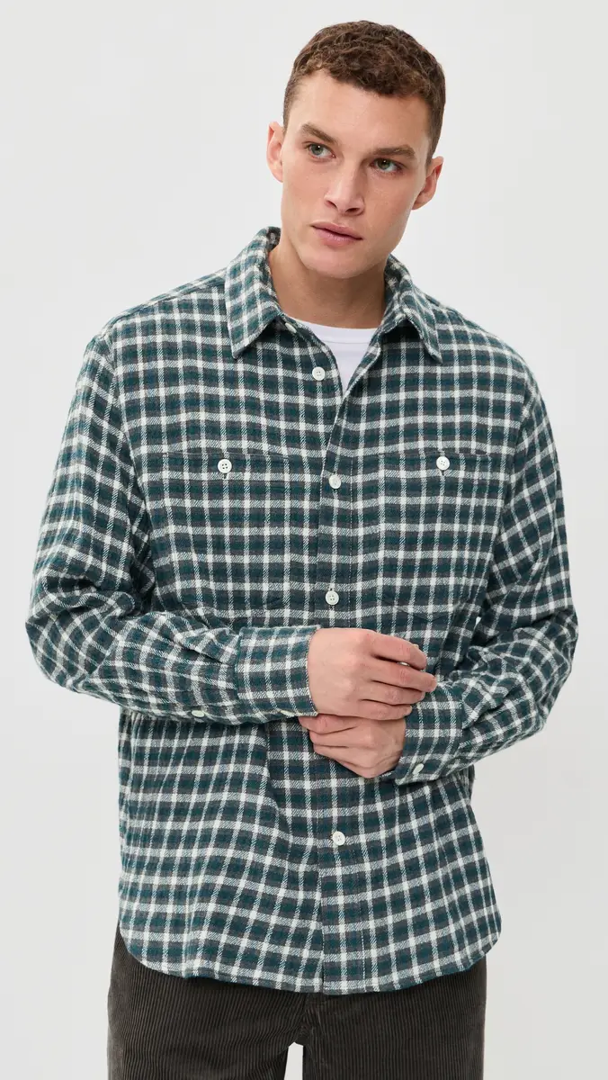 Norse Projects Falster Heavy Check Shirt | Thumbnail 2
