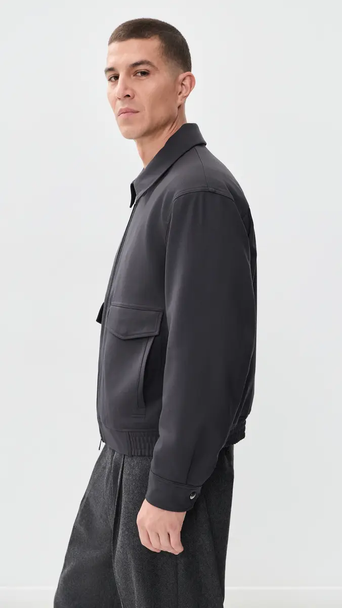 Theory Zip Aviator Jacket | Thumbnail 4
