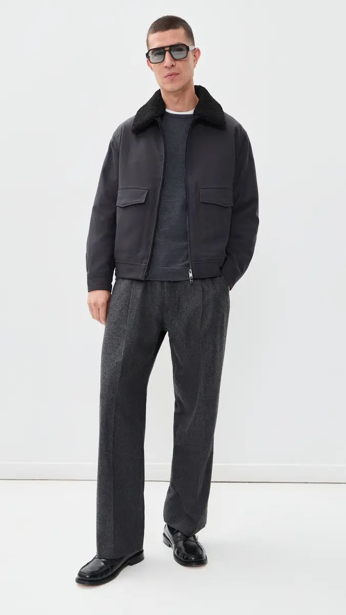 Theory Zip Aviator Jacket | Thumbnail 5