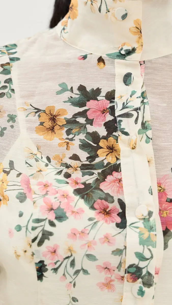 LEO LIN Katrina Butterfly Sleeve Midi Dress | Thumbnail 6