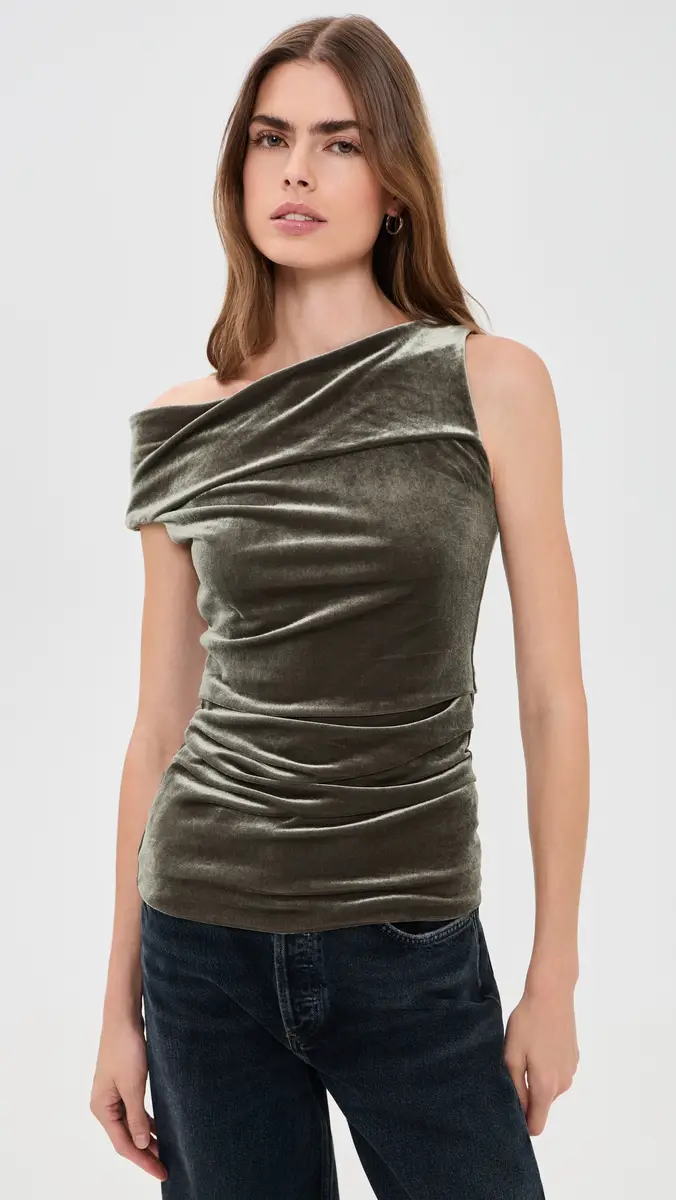 AGOLDE Carlin Velvet Top | Thumbnail 2 AGOLDE Carlin Velvet Top | Thumbnail 2