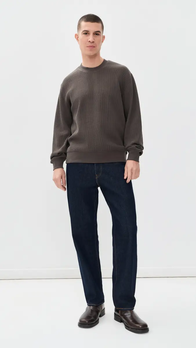 Madewell Waffle Crew Neck Pullover | Thumbnail 5