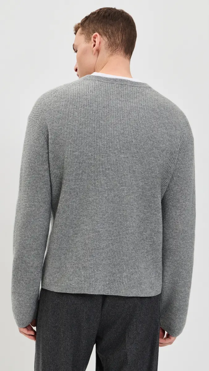 Frame Cashmere Blend Waffle Sweater | Thumbnail 3 Frame Cashmere Blend Waffle Sweater | Thumbnail 3