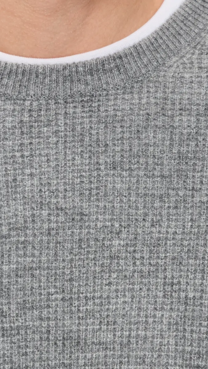 Frame Cashmere Blend Waffle Sweater | Thumbnail 6 Frame Cashmere Blend Waffle Sweater | Thumbnail 6