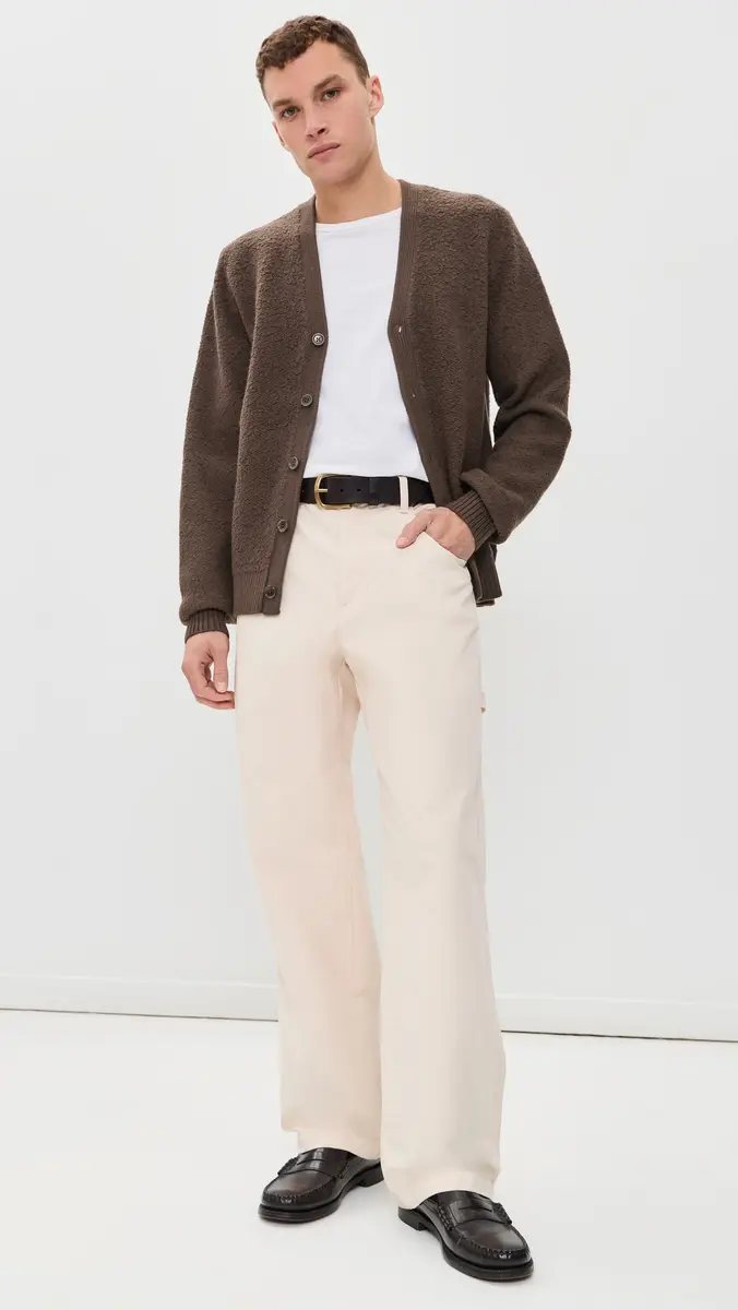 REIGNING CHAMP Textured Boucle Turf Cardigan | Thumbnail 5